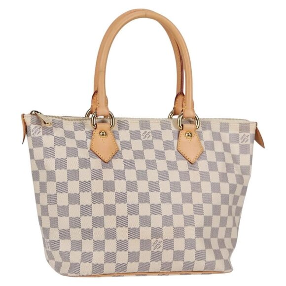 LOUIS VUITTON Damier Azur Saleya PM Tote Bag - Picture 1 of 16